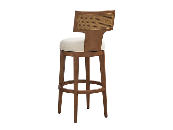Safavieh La Costa - Calavera Woven Swivel Bar Stool | Lexington Furniture - 420-896-01