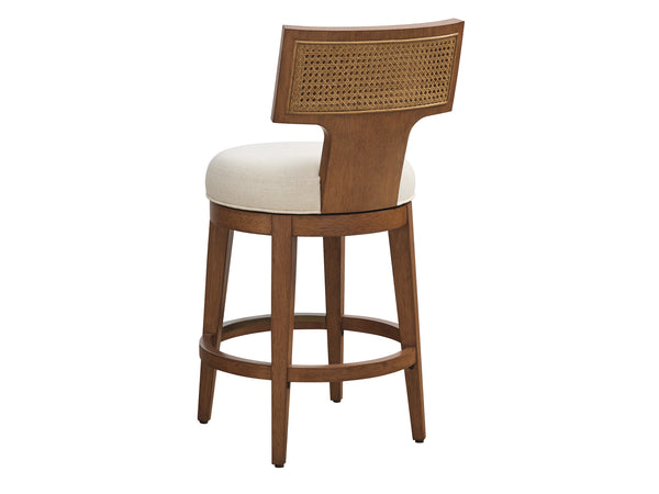 Safavieh La Costa - Calavera Woven Swivel Counter Stool | Lexington Furniture - 420-895-01
