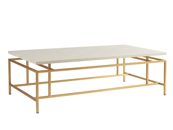 safavieh La Costa - Pinnacle Rectangular Cocktail Table | Lexington Furniture - 420-945