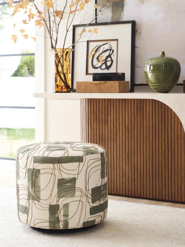 Safavieh La Costa - Three Arch Swivel Ottoman | Lexington Furniture - 5453-44SW-60