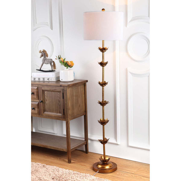 Safavieh Landen Leaf 63.5 Inch H Floor Lamp | Safavieh - FLL4003