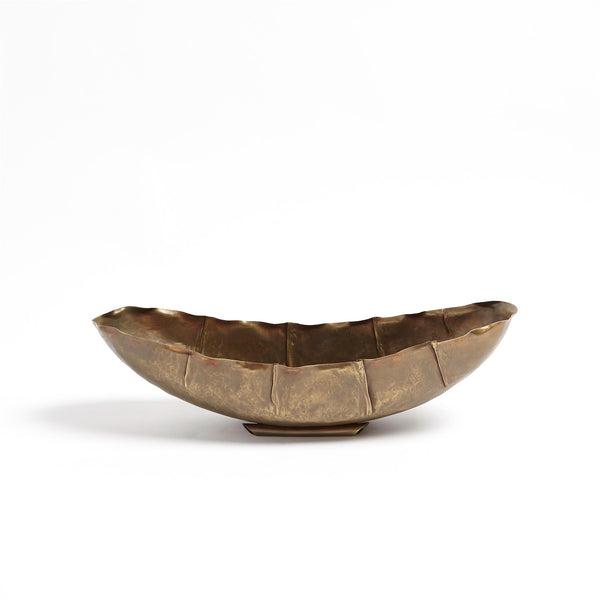 safavieh Larkin Bowl-Antique Brass-Sm | Global Views - 7.91286