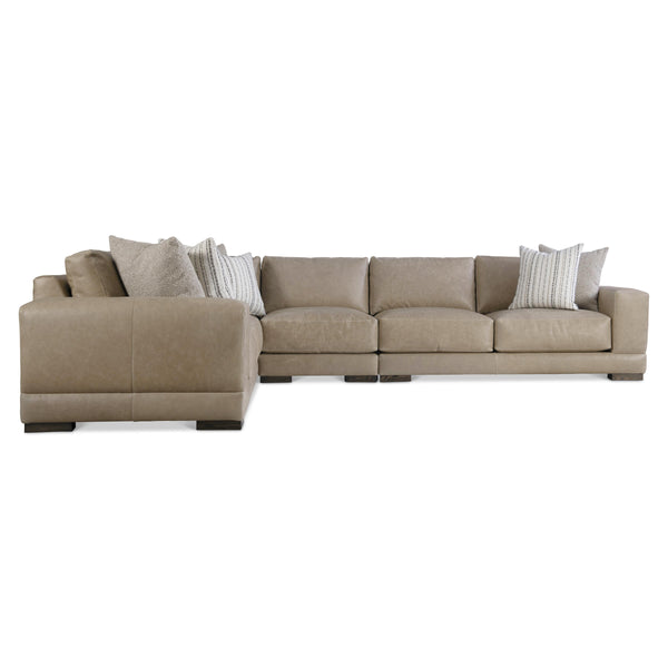 Safavieh Lars Leather Sectional | Bernhardt - K2094 - 1230LO 1232LO 1241LO 1242LO