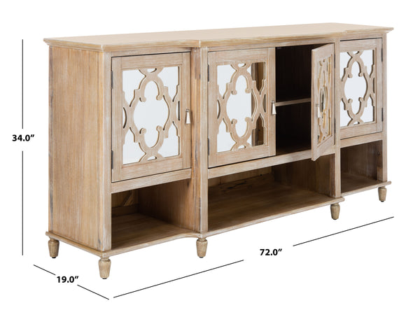 Safavieh Lecarlo Mirrored Wood Sideboard | Safavieh Couture - DUP1010