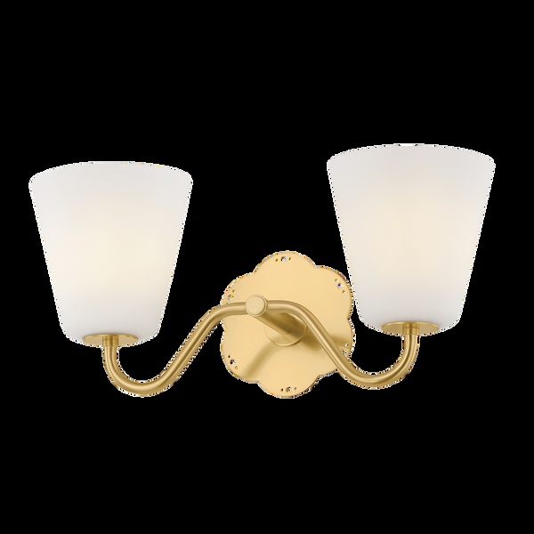 safavieh LEONELLA Bath And Vanity - Aged Brass | Mitzi Lighting - H1017302-AGB