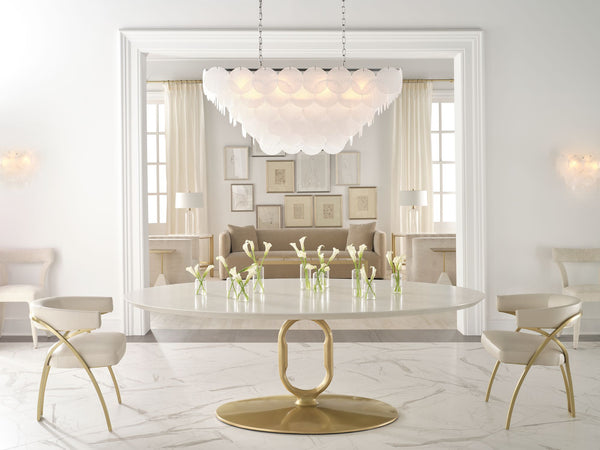 Safavieh Link Oval Dining Table | Baker Furniture - BAA4338