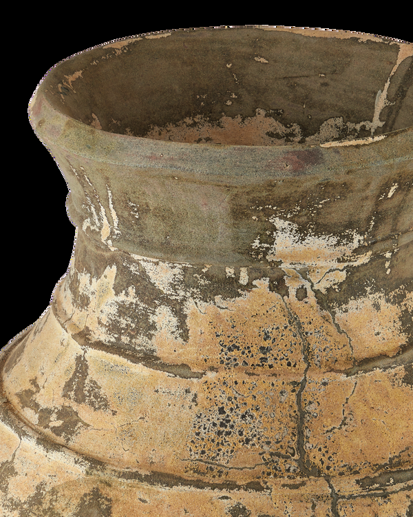 Safavieh Lipari Extra Large Antique White Urn - Ivory | Currey & Co - 2200-0059