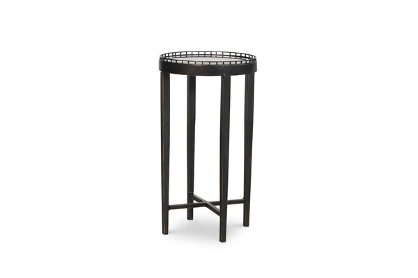 safavieh Logan Round Drink Table - Bronze | Century Furniture - CSB-102-10