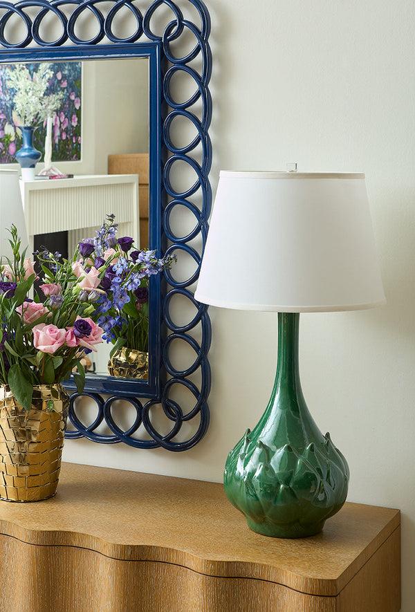 Safavieh Loop Mirror - Marine Blue | Villa & House - LOO-670-188