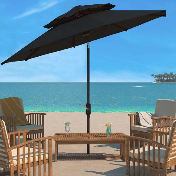 Safavieh Lorenia 9Ft Double Top Market Umbrella | Safavieh - PAT8201