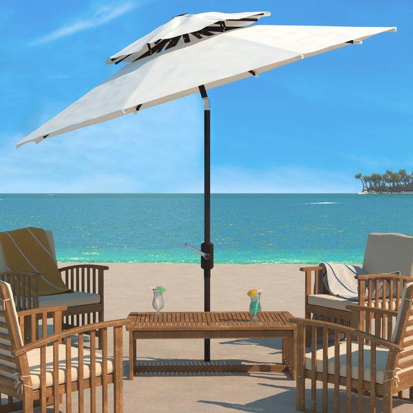Safavieh Lorenia 9Ft Double Top Market Umbrella | Safavieh - PAT8201