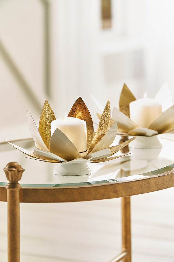 Safavieh Lotus Candleholders (Pr) | Chelsea House - 385106