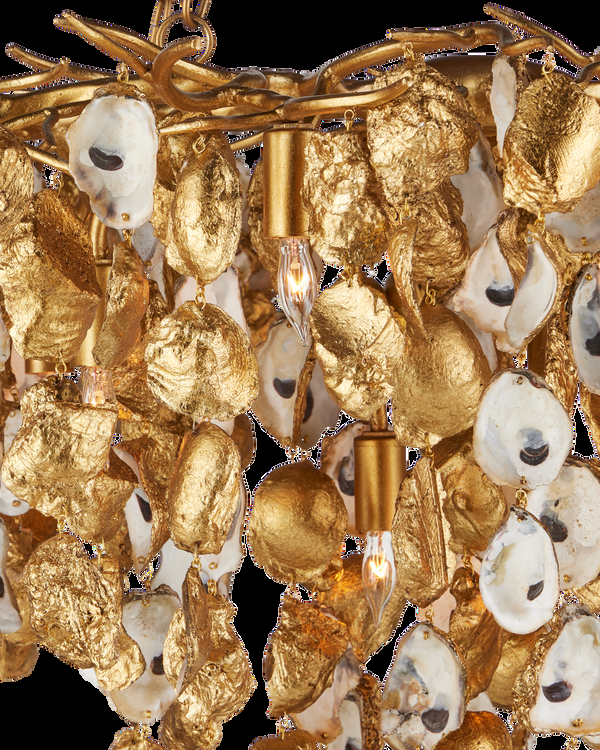 Safavieh Lucullan Gold Chandelier | Currey & Co - 9000-1261