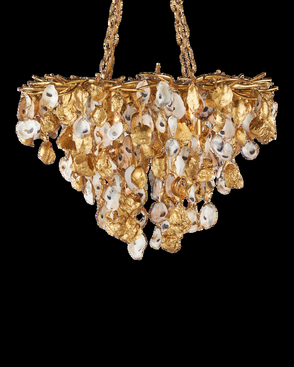 Safavieh Lucullan Gold Chandelier | Currey & Co - 9000-1261