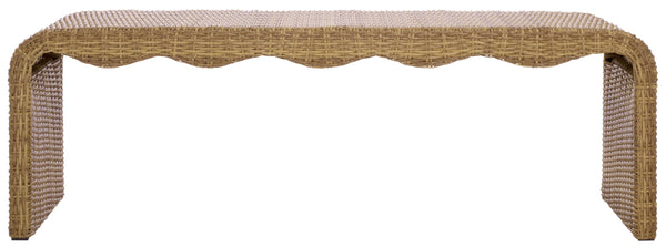 safavieh Lynsee Wicker Bench | Safavieh Couture - CPT2113