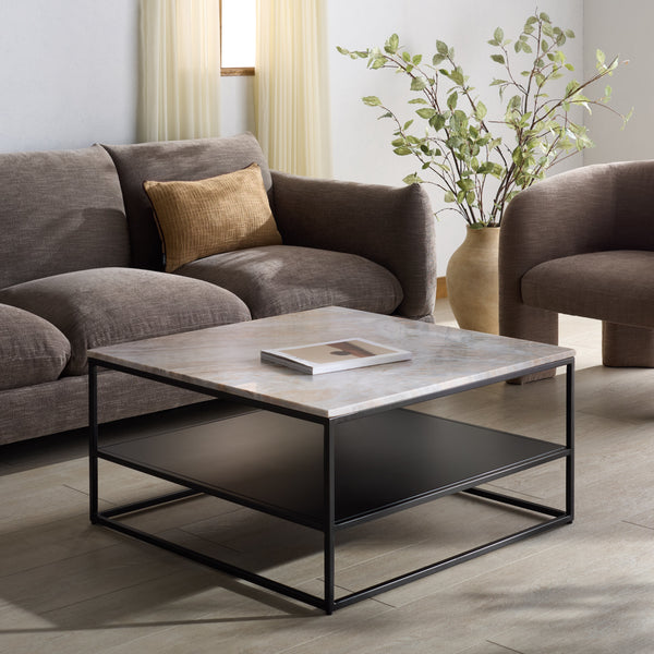 Safavieh Macklyn Marble Top Coffee Table | Safavieh Couture - SFV5769