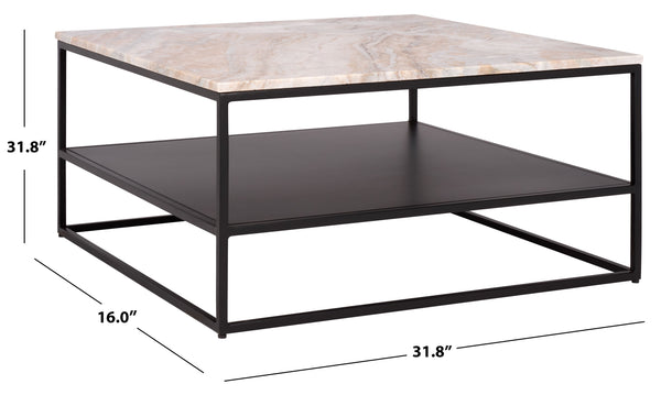 Safavieh Macklyn Marble Top Coffee Table | Safavieh Couture - SFV5769