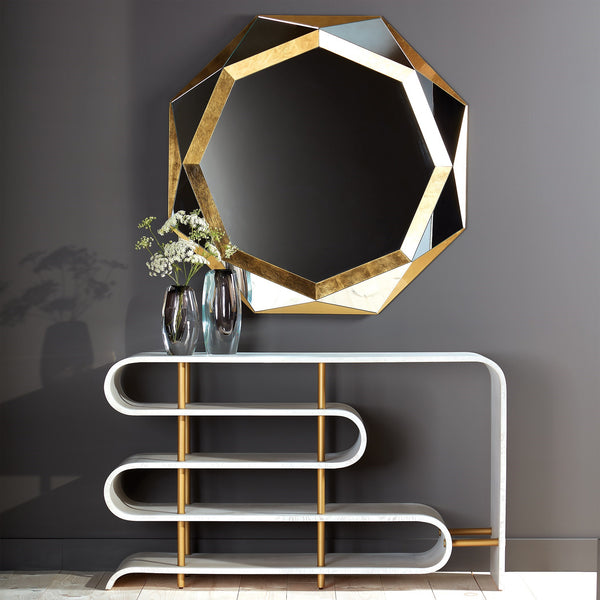 Safavieh Madeleine Mirror-Gold Leaf | Global Views - JB8.80066