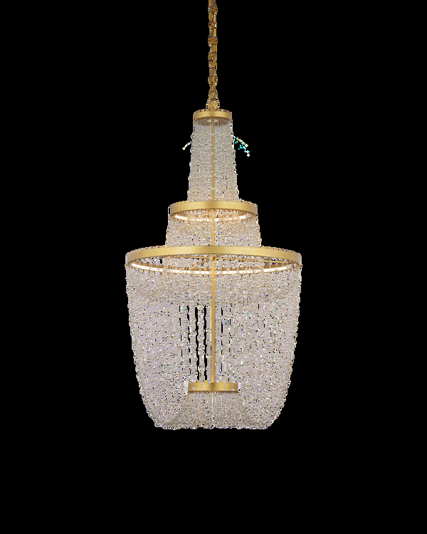Safavieh Mademoiselle Chandelier - Gold | Currey & Co - 9000-1238