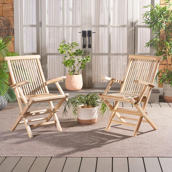 Safavieh Marcus Teak Folding Arm Chair (Set Of 2) | Safavieh – PAT6601