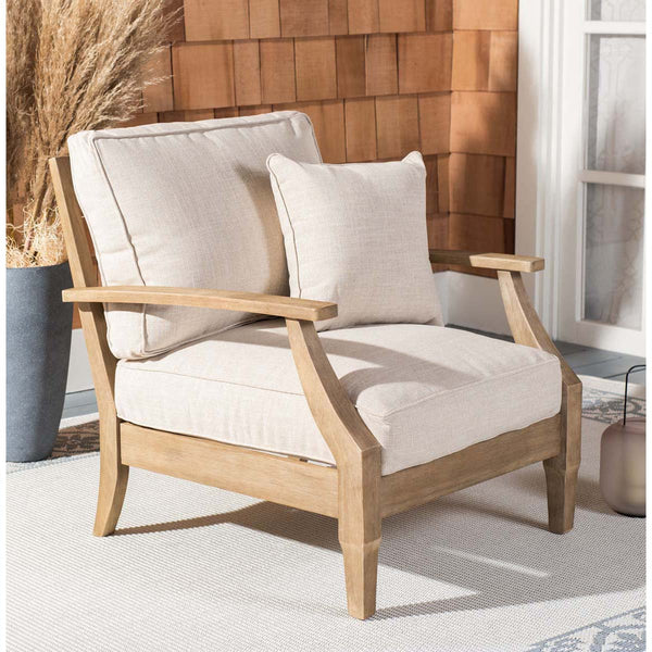Safavieh Martinique Wood Patio Armchair | Safavieh Couture - CPT1011