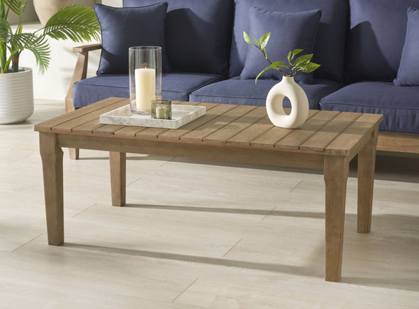 Safavieh Martinique Wood Patio Coffee Table | Safavieh Couture - CPT1014
