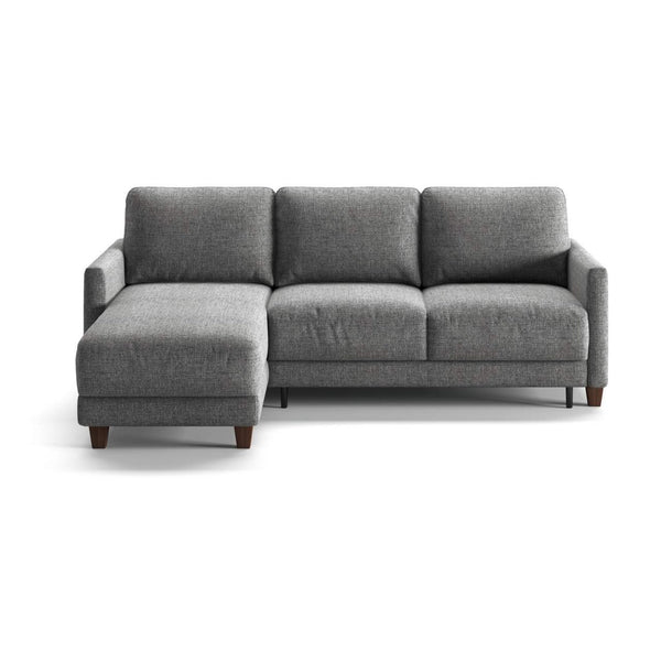safavieh Martta Full XL Sectional (Loveseat Sleeper + Reversible Chaise) Atlantic 07 - 127/9 Walnut | Luonto Furniture - MART-BFP+FOU-ATLA/07-127/9-WA
