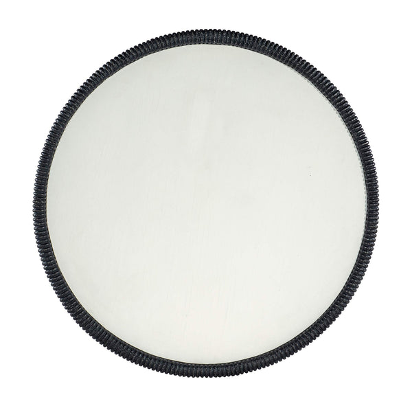 Safavieh Melange Baleen Round Cocktail Table - Black | Hooker Furniture - 628-80039-99