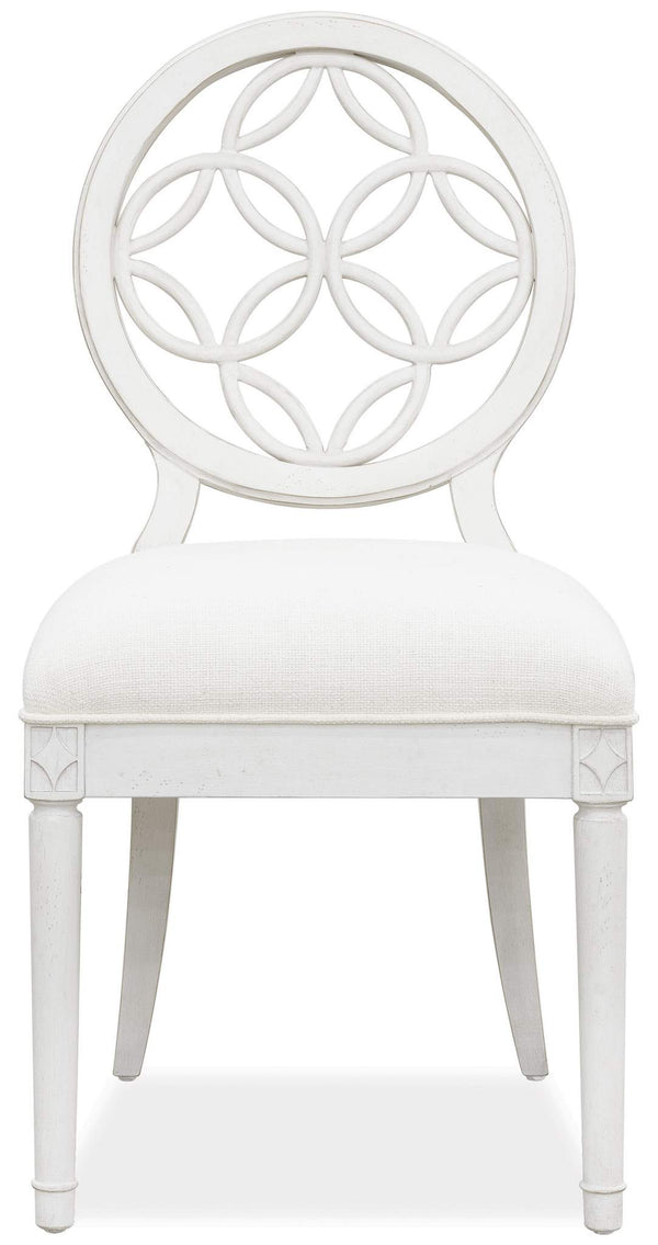 Safavieh Melange Brynlee Side Chair - White | Hooker Furniture - 638-75006