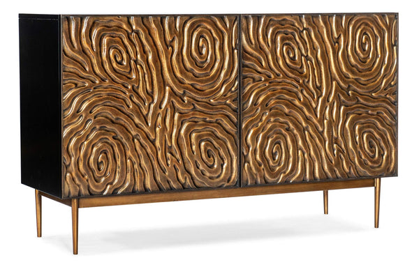 safavieh Melange Fingerprints Two Door Credenza - Black | Hooker Furniture - 628-50216-15