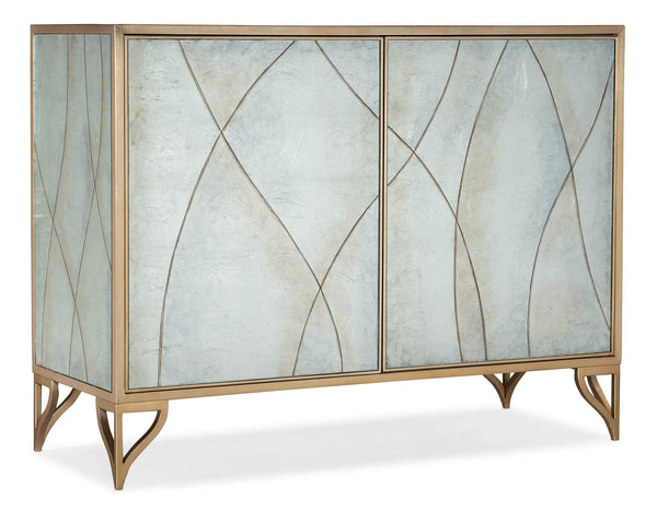 safavieh Melange Joannie Two Door Chest - Gold | Hooker Furniture - 628-85632-647