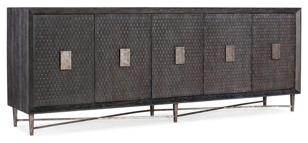 safavieh Melange Keenan Five Door Credenza - Dark Wood | Hooker Furniture - 628-85106-96