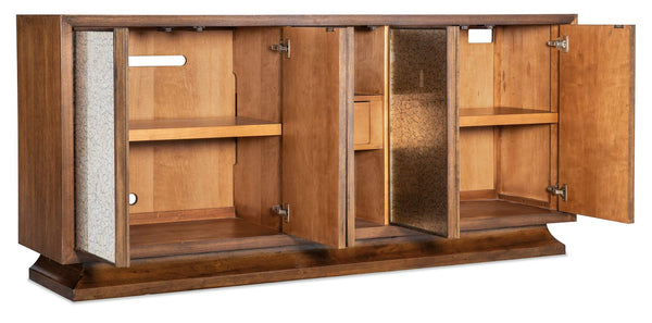 Safavieh Melange Lloyds Leopard Entertainment Credenza - Medium Wood | Hooker Furniture - 628-55071-89