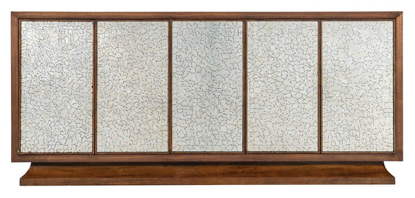 Safavieh Melange Lloyds Leopard Entertainment Credenza - Medium Wood | Hooker Furniture - 628-55071-89