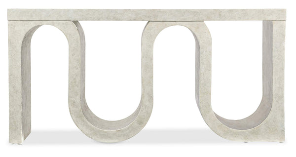 Safavieh Melange Snaked Console Table - White/Cream/Beige | Hooker Furniture - 628-85158-05