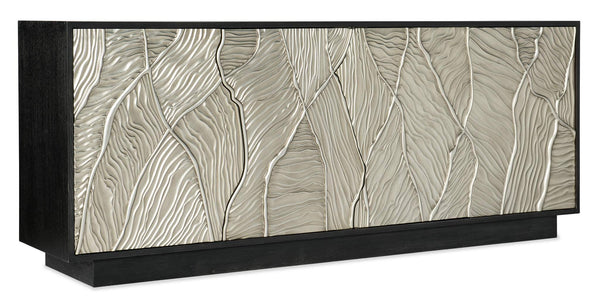 safavieh Melange Summit Gorge Entertainment Console - Black | Hooker Furniture - 628-55040-98