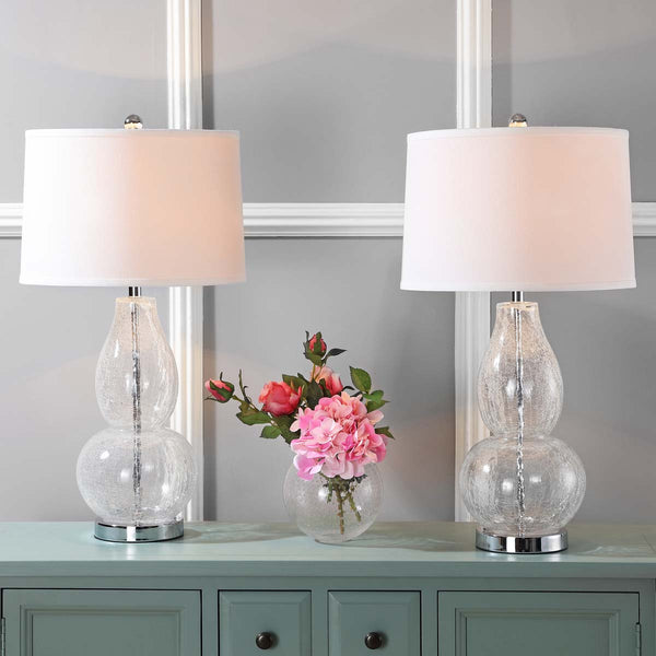 Safavieh Mercurio 28.5 Inch H Double Gourd Lamp (Set Of 2) | Safavieh - LIT4155