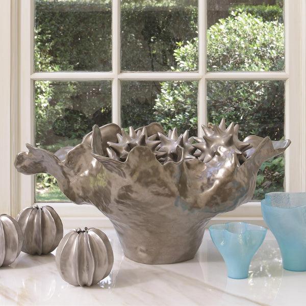 Safavieh Meteor Bowl-Silver Haze-Lg | Global Views - 1.10030