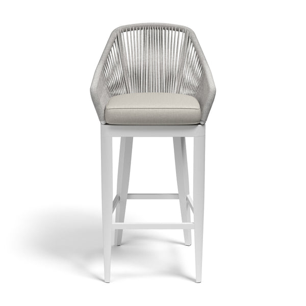 Safavieh Miami Barstool In Echo Ash W/ Self Welt - Frost | Sunset West - SW4401-7B-EASH-STKIT