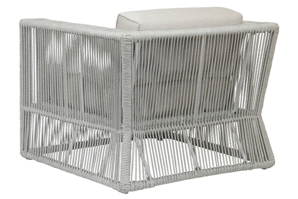 Safavieh Miami Club Chair In Echo Ash W/ Self Welt - Frost | Sunset West - SW4401-21-EASH-STKIT