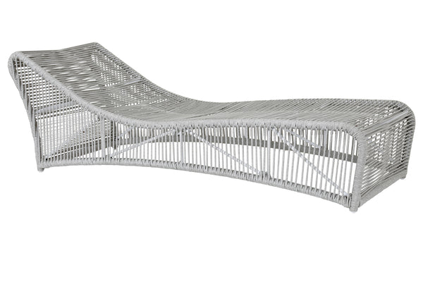 safavieh Miami Cushionless Chaise - Frost | Sunset West - SW4402-9