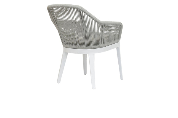Safavieh Miami Dining Chair In Echo Ash W/ Self Welt - Frost | Sunset West - SW4401-1-EASH-STKIT