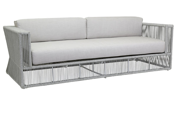safavieh Miami Sofa in Echo Ash w/ Self Welt - Frost | Sunset West - SW4401-23-EASH-STKIT