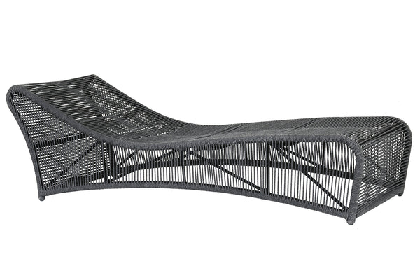 safavieh Milano Cushionless Chaise - Slate | Sunset West - SW4102-9