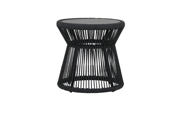 safavieh Milano End Table w/ 20" Honed Absolute Granite Insert Top - Slate | Sunset West - SW4101-ET