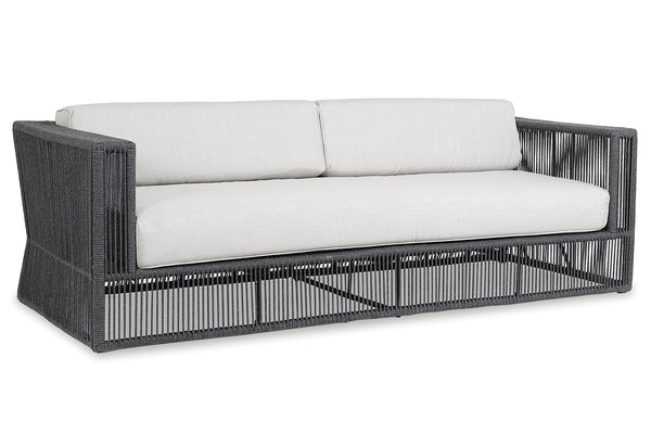 safavieh Milano Sofa in Echo Ash w/ Self Welt - Slate | Sunset West - SW4101-23-EASH-STKIT