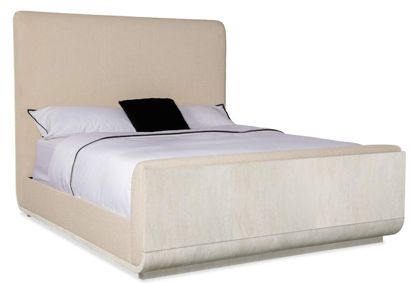 Safavieh Modern Mood Queen Upholstered Panel Bed - Beige | Hooker Furniture - 6850-90950-80