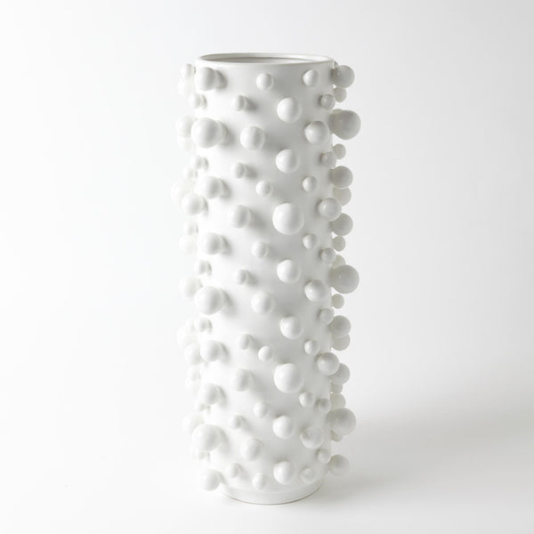 safavieh Molecule Vase-Matte White-Lg | Global Views - 7.80416