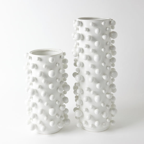 safavieh Molecule Vase-Matte White-Sm | Global Views - 7.80417