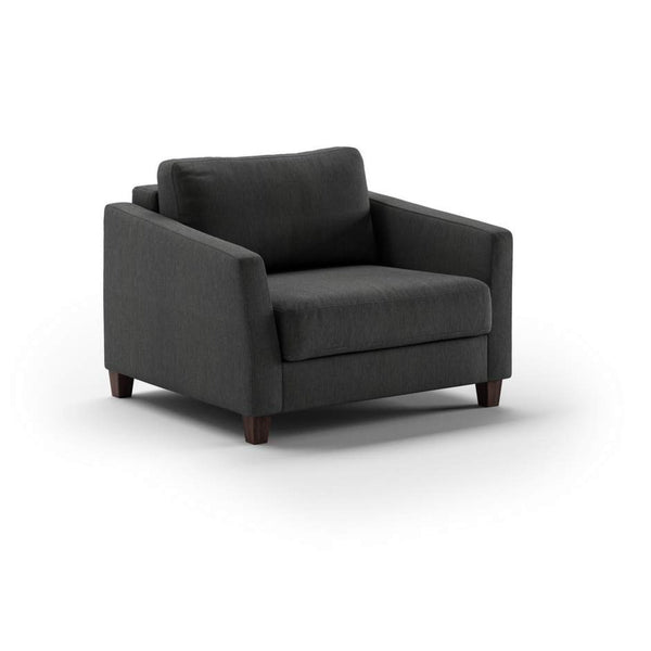 Safavieh Monika Cot Chair Sleeper - Loule 630 - 104/9 Walnut | Luonto Furniture - MONI-ANT-LOUL/630-104/9-WA